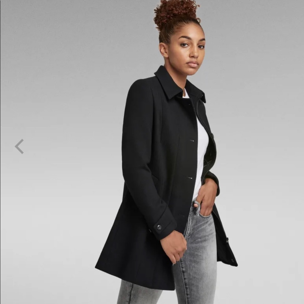 G STAR raw denim wool coat woman’s M